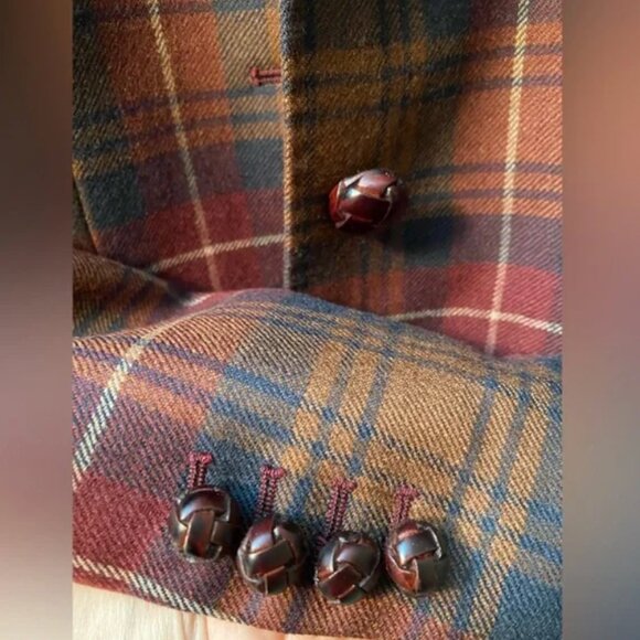 Lafayette 148 Academy plaid blazer and pants suit set trousers 14 - Picture 7 of 14